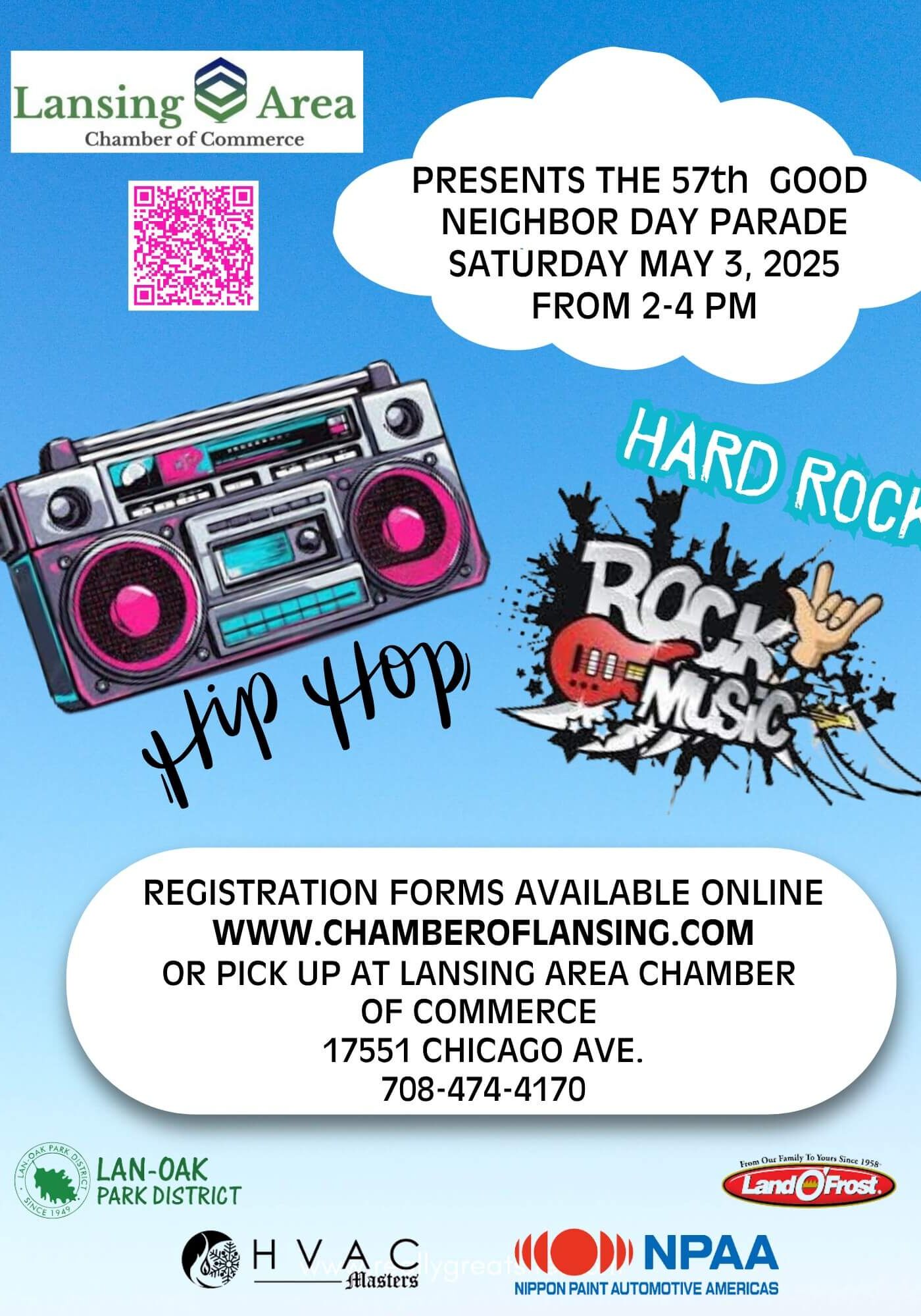 Parade Flyer Hip Hop Hard Rock 2025